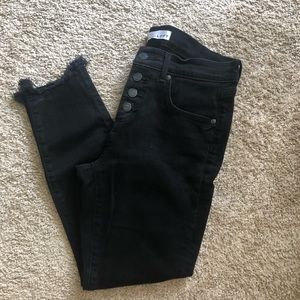 Black High Rise Skinny Jeans